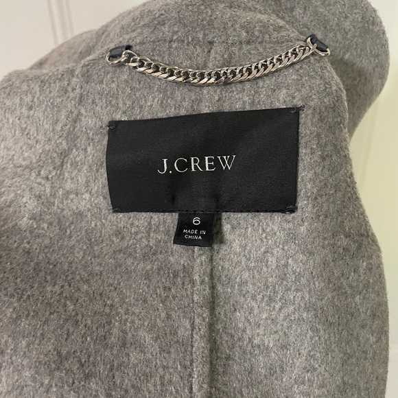 J. Crew Wool Blend Leighton Blazer Jacket Size 6 Gray - Picture 9 of 13